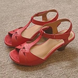 Miz Mooz Red Sandals 7, 38